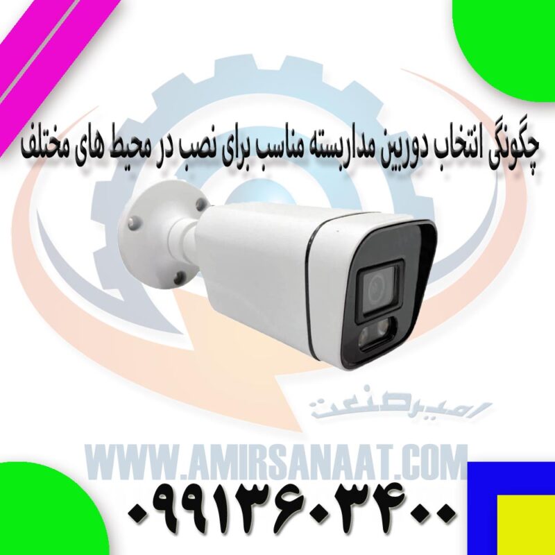 چگونگی انتخاب دوربین مداربسته مناسب برای نصب در محیط های مختلف